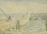 Ethelbert White, A group of five paintings, watercolour on paper and board