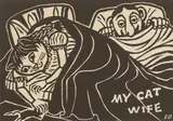 Edward Bawden, A Midnight Snack, linocut