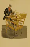 Eric Ravilious, Knife Grinder, lithograph in colours