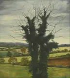 Cristiana Angelini, Winter Sky, oil on canvas