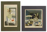 Rigmor Hansen, Still Life', 1973 and 'Still Life II, 1974, both signed 'Rigmor Hansen' and dated in pencil l.r.