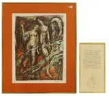 Keith Michell, Two Loves I Have, of Comfort and Despair, lithograph in colours