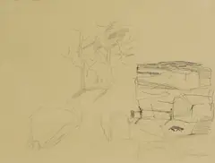 Ken Whisson, Black Cat, 1985, pen and ink