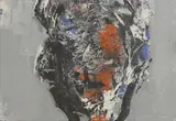 Stephen Finer, Head of a Woman, oil on canvas