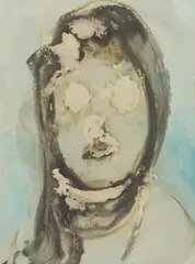 Yuko Nasu, Study: no', head, oil on canvas