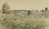 Robert Tavener, Tunbridge Wells from the Common, watercolour