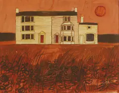 Robert Tavener, Kentish Weatherboard House, mixed media