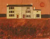 Robert Tavener, Kentish Weatherboard House, mixed media
