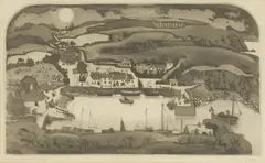 Graham Clarke, Dingley Dell', 1973 and 'St Winwalloe's Dream, both signed 'Graham Clarke' in pencil l.r.