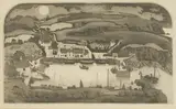 Graham Clarke, Dingley Dell', 1973 and 'St Winwalloe's Dream, both signed 'Graham Clarke' in pencil l.r.