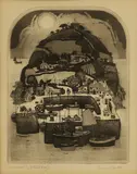 Graham Clarke, Lyonesse' and 'Industry, both signed 'Graham Clarke' in pencil l.r.