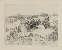 Anthony Gross, Jarlan, etching