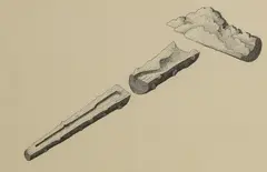 A group of five untitled drawings by Keir Smith, pen and ink, sold Mar 2026