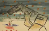 Sidney Nolan, By the River, 1966-67, lithograph in colours