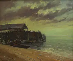 Christopher Alexander, Broadstairs, oil on board