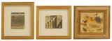 Sarah Lord, A group of three paintings, 'Golden Sands' 'Triangle'; 'Steps' oil on board