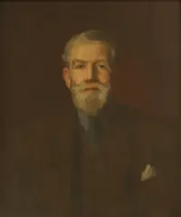 Cedric J. Kennedy, Portrait of Ivo Francis Walter Bligh, 8th Earl of Darnsley, bust-length in a brown suit, oil on canvas