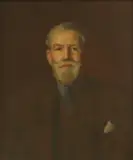 Cedric J. Kennedy, Portrait of Ivo Francis Walter Bligh, 8th Earl of Darnsley, bust-length in a brown suit, oil on canvas
