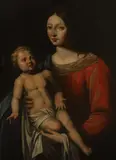 Jean Tassel, The Virgin and Child, oil on canvas