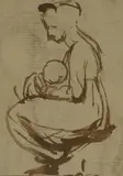George Romney, Mother and child