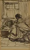 Thomas Faed, A mother nursing a baby