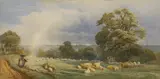 Edward Duncan, View of Spithead from the Isle of Wight, watercolour