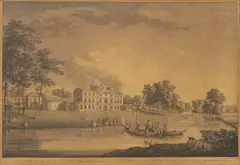 Luke Sullivan, A View of Esher in Surrey', the seat of the late Rt Hon. Henry Pelham Esq., engraving