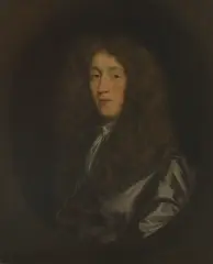John Riley, Portrait of Sir Thomas Pelham Bart, bust-length, in a grey silk coat with lace collar, oil on canvas