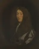 John Riley, Portrait of Sir Thomas Pelham Bart, bust-length, in a grey silk coat with lace collar, oil on canvas