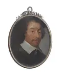 Gonzales Coques, Portrait of a gentleman, bust-length, in a brown doublet and baldric, oil on copper