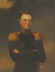 George Dawe, Portrait of the Grand Duke Mikhail Pavlovich of Russia (1798-1849), half-length, in the uniform of the Guard Artillery, oil on canvas