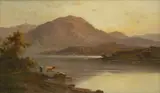 Alfred Fontville de Breanski, Loch Venachar, oil on canvas