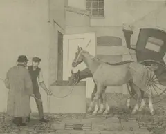 Robert Bevan, Crocks' (Dry 39), lithograph