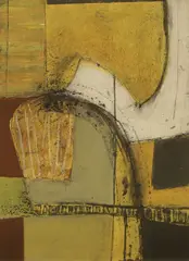 Geoffrey Robinson, Yellow Cardinal, oil on board