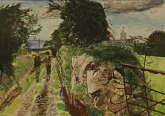 The Rusty Gate by Carel Weight, oil on board, sold Mar 2026