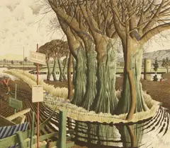 Simon Palmer, A Place Some Distance from Here, pen and ink and watercolour