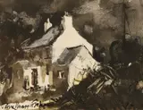 John Knapp-Fisher, North Pembrokeshire Cottage, 1996, mixed media