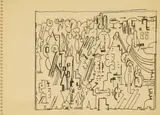 Eduardo Paolozzi, Untitled, pen and ink