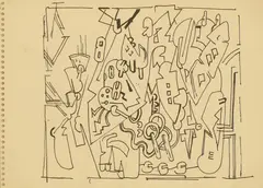 Eduardo Paolozzi, Untitled, pen and ink