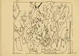 Eduardo Paolozzi, Untitled, pen and ink