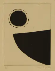 Black Moon by Terry Frost, etching, sold Mar 2026