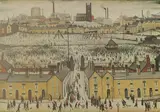 L. S. Lowry, Britain at Play, offset lithograph in colours
