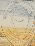Barbara Hepworth, Porthmeor, 1969, lithograph in colours