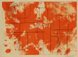 Barbara Hepworth, Itea, 1971, lithograph in colours