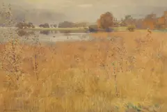 Alfred Heaton Cooper, Coniston Old Hall, watercolour
