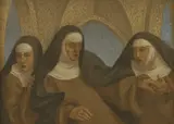 John Armstrong, Three Nuns, tempera on card