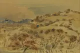 Paul Nash, An open landscape, watercolour