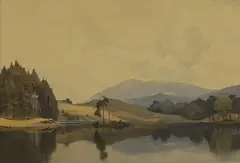 William Heaton Cooper, A lakeland landscape, watercolour