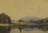 William Heaton Cooper, A lakeland landscape, watercolour