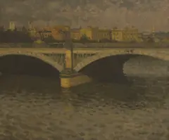 Robert Buhler, Grosvenor Bridge I, oil on canvas